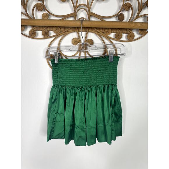 Natural Life Daisy Skort satin emerald green S - Picture 5 of 5